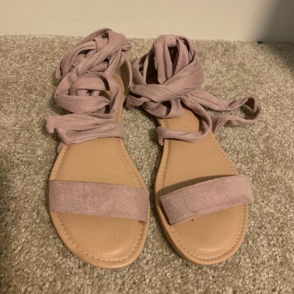 Cute Ankle Wrap Sandals
